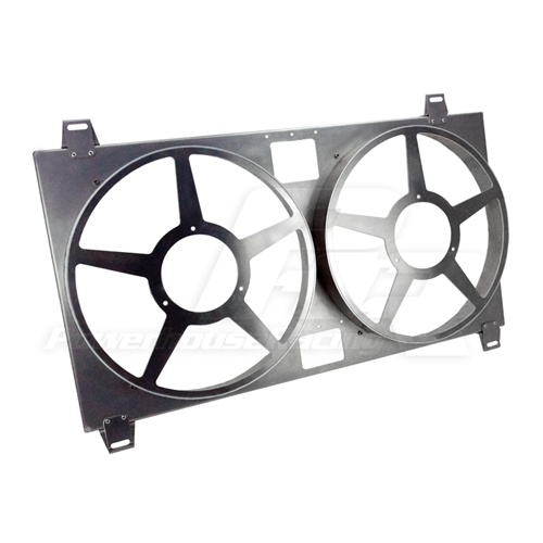 Fan Shroud Kit using IS300 Fans for 1993-98 Supra