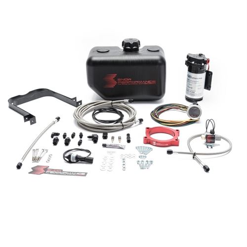 STAGE 2 BOOST COOLER 2016+ CHEVY CAMARO SS 6.2L LT1 FORCED INDUCTION WATER-METHANOL INJECTION KIT (STAINLESS BRAIDED LINE, AN FITTINGS)