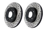 StopTech Brake Rotors - Sport Drilled & Slotted