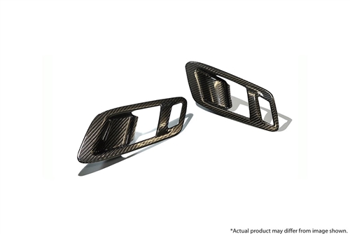 Revel GT Dry Carbon Inner Door Handle Cover Set For Toyota GR Supra