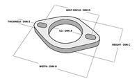 2-Bolt Stainless Steel Flanges