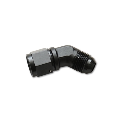 Vibrant Aluminum AN Fitting - 45 Degree Adapter (Female to Male)