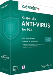 Kaspersky Antivirus 2015 - 3 PC / 1 Year
