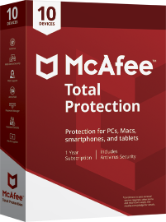 McAfee Total Protection 2023 - 10 Devices / 1 Year