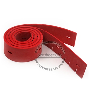 Squeegee Set (2 Blades) Red Rubber - Replaces Linatex OEM# 1203327, 11023329 (26 in deck / 600mm & 28" in deck / 700mm)