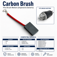 Carbon brush for Tennant NSS Clarke Nilfisk floor scrubber brush motors