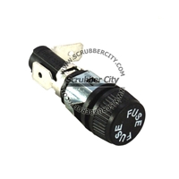 Fuse holder, 1/4" push-on terminals, threaded mount