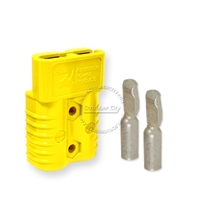 SB175 Anderson connector with 4 AWG contacts - Yellow 12 Volts