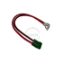 Battery Cable Anderson connector SB50 4 Gauge 24" inches lugs .72 volt applications green connector universal battery cable, universal eyelets