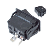 Rocker switch SPST 2 snap-in terminals 20A 125V