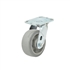 Colson Trans-forma Flat Grey Thread Swivel Caster Wheel 4"x2"