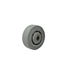 Colson Performa Rubber Flat Grey with roller bearing and spanner 4"x2"