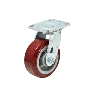 Plastic wheel with swivel caster 5" x 2"