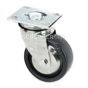 Aluminum wheel with bearing and spanner