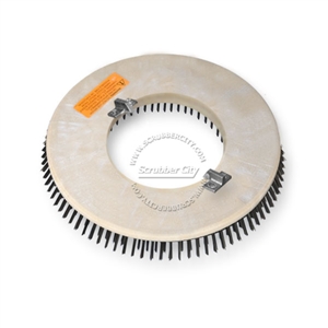 17" Steel wire scrubbing brush assembly fits Clarke / Alto (American Lincoln) model 7000SS,7700 Scrubmobile (3/Set)