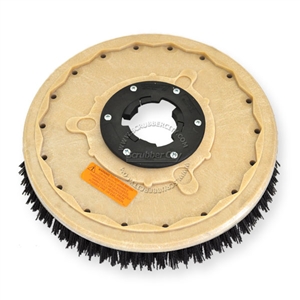 18" MAL-GRIT (80) scrubbing and stripping brush assembly fits PACIFIC / STEAMEX model P-20, PS-20