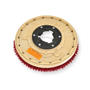 15" MAL-GRIT LITE GRIT (500) scrubbing brush assembly fits NILFISK-ADVANCE model SD 17, SD 4317