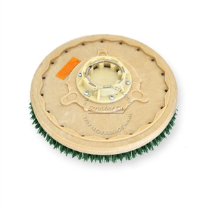 17" MAL-GRIT SCRUB GRIT (120) scrubbing brush assembly fits NILFISK-ADVANCE model Warrior 34RST 