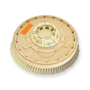 14" White Tampico brush assembly fits Clarke / Alto model Encore 28, L28, S28 