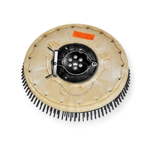 16" Steel wire scrubbing brush assembly fits Factory Cat / Tomcat model MAGNUM 34