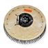 19" Steel wire scrubbing brush assembly fits Factory Cat / Tomcat model 390D