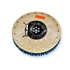 14" CLEAN GRIT (180) scrubbing brush assembly fits Factory Cat / Tomcat model 29 (8 Point Plate - )