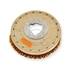 13" MAL-GRIT XTRA GRIT (46) scrubbing brush assembly fits WHITE / PULLMAN-HOLT model M-15-1/2