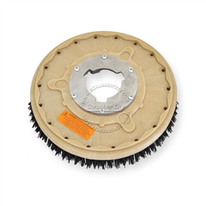 15" MAL-GRIT (80) scrubbing and stripping brush assembly fits WHITE / PULLMAN-HOLT model M-17