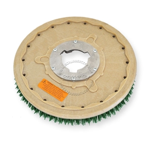 18" MAL-GRIT SCRUB GRIT (120) scrubbing brush assembly fits GENERAL (FLOORCRAFT) model GF-21