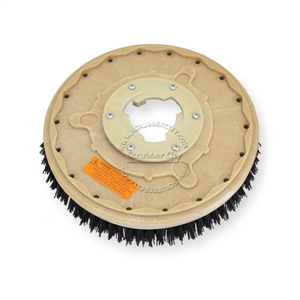 15" MAL-GRIT (80) scrubbing and stripping brush assembly fits HILD model 2-17