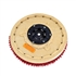 19" MAL-GRIT LITE GRIT (500) scrubbing brush assembly fits MINUTEMAN (Hako / Multi-Clean) model Hako Matic B-53