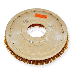 19" MAL-GRIT XTRA GRIT (46) scrubbing brush assembly fits Tennant model 5280, 5300T 11" bolt circle and no riser