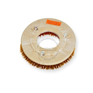 12" MAL-GRIT XTRA GRIT (46) scrubbing brush assembly fits NSS (NATIONAL SUPER SERVICE) model 2625