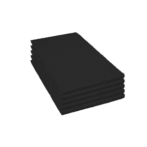 14" x 32" Black Stripping Pads Case of 5