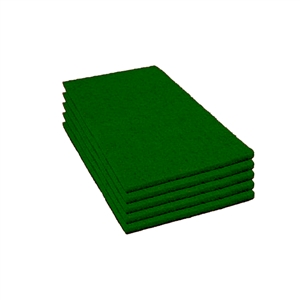 14" x 20" Green Scrubbing Pads Case of 5