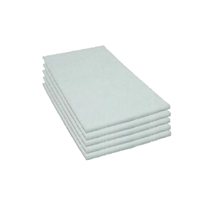 14" x 20"  White Polishing Pads Case of 5