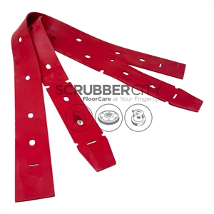Squeegee Blade Kit (2 Blades) â€” Replaces OEM MPVR06287& MPVR06288 for IPC EAGLE CT45 B50, CT46 B50, CT80 BT55