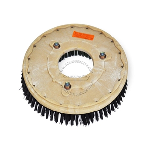 18" Poly scrubbing brush assembly fits Tennant model T3 - 20" Takes 8" b/c. Requires fixture 133-W.