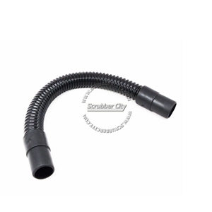 160617 - Hose, vacuum, 1.50id x 024.0l, 2cuff,blk for Tennant, Nobles machines