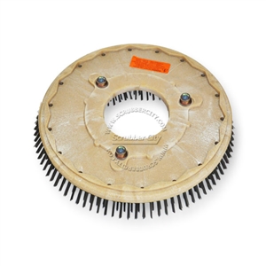 18" Steel wire scrubbing brush assembly fits Tennant model T3 - 20" Takes 8" b/c. Requires fixture 133-W.