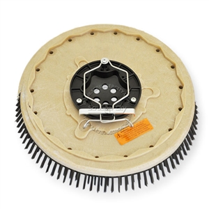 18" Steel wire scrubbing brush assembly fits Tennant model 7200D 