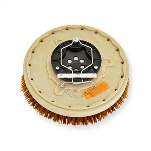 16" MAL-GRIT XTRA GRIT (46) scrubbing brush assembly fits Tennant model T7 - 32"