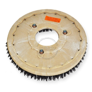 18" MAL-GRIT (80) scrubbing and stripping brush assembly fits Tennant model T3 - 20" Takes 8" b/c. Requires fixture 133-W.