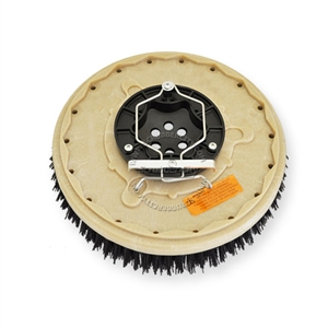14" MAL-GRIT (80) scrubbing and stripping brush assembly fits Factory Cat / Tomcat model 29 (6 Point Plate - )