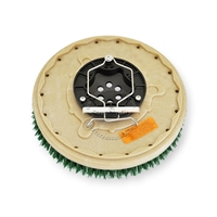 15" MAL-GRIT SCRUB GRIT (120) scrubbing brush assembly fits Tennant model Servomatic 17