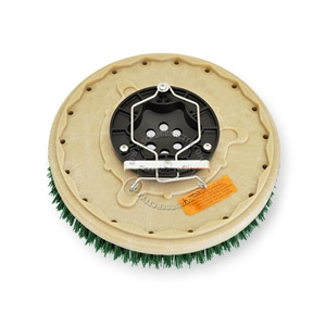 17" MAL-GRIT SCRUB GRIT (120) scrubbing brush assembly fits Factory Cat / Tomcat model 52, 5100 (6 Point Plate - )
