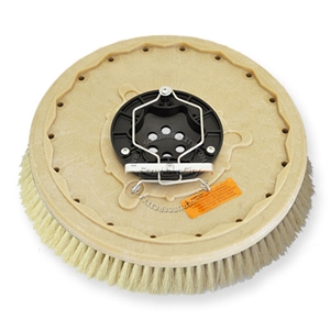 18" White Tampico brush assembly fits Tennant model 7200