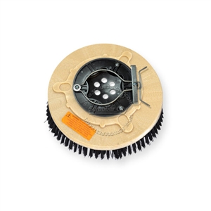11" Nylon scrubbing brush assembly fits Windsor model Saber Glide 28/36 (3/Set)