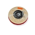 12" MAL-GRIT LITE GRIT (500) scrubbing brush assembly fits Windsor model Chariot 24 (2) (new style)
