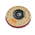 16" MAL-GRIT LITE GRIT (500) scrubbing brush assembly fits Windsor model Trident Compact 17